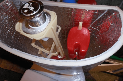 Isolation thermique de la cuvette des toilettes contre la buée Isolation thermique de la cuvette des toilettes contre la buée