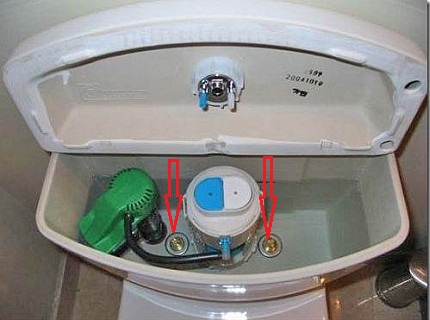 Montagem do tanque por dentro