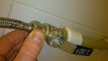 How to connect the mixer to the bidet Bidet stopcock