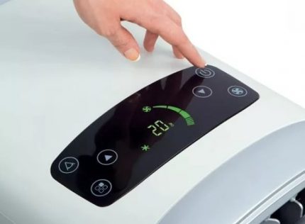 Panneau de commande du climatiseur au sol Contrôle de la climatisation