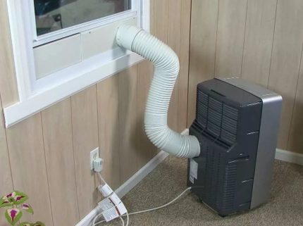Comment connecter le conduit d'un climatiseur extérieur L'option de sortie du conduit vers la fenêtre