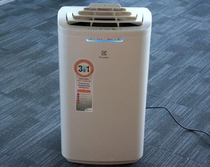 Fonctionnement et apparence du climatiseur de sol Electrolux Modèle Electrolux