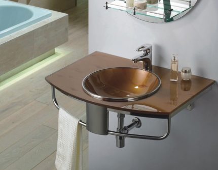 Glasanhänger Glasspüle