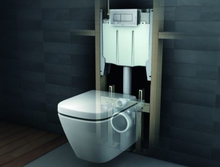 Versteckte Teile eines hängenden Modells