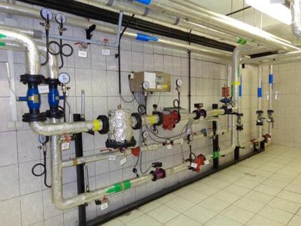 Schema der internen Wasserversorgung Schema der internen Wasserversorgung