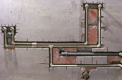 Verdeckte Polypropylenrohre Verdeckte Polypropylenrohre