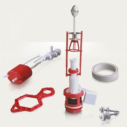 Faça você mesmo o reparo usando os novos acessórios do tanque de descarga do vaso sanitário Acessórios