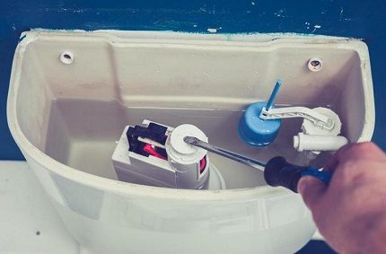 Toilettenablaufmechanismus