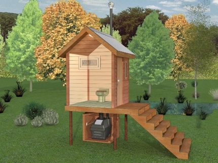 Placard à contre-courant - Toilette de bricolage Backlash