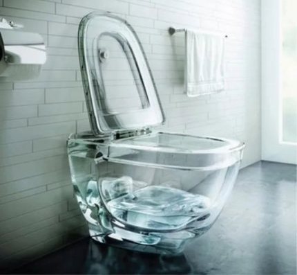 WC en verre