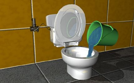 Eau chaude avec colmatage