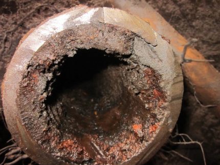 Colmatage des tuyaux en fonte