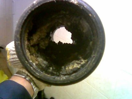 Boru duvarlarındaki tortular