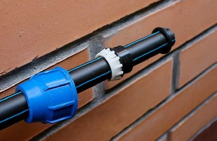 Option d'installation du raccord