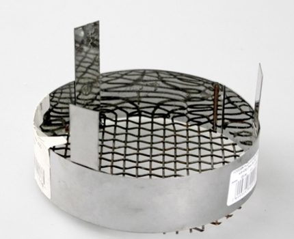 ızgara bir panjur olarak kurulur