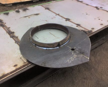 Buleryan fırınının ön duvarı