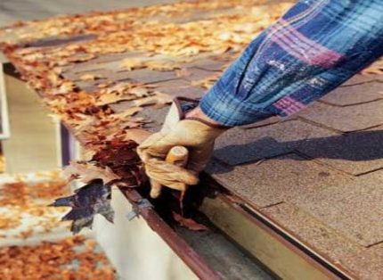 Nettoyage du bac supérieur