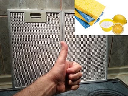 Nettoyage de la hotte au citron