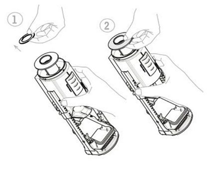 How to clean the toilet flush Cleaning the locking ring