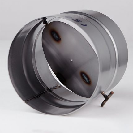 How the rotary valve for the chimney is arranged Rotary gate