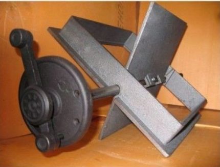 Cast iron butterfly valve for chimney Cast Iron Swing Gate