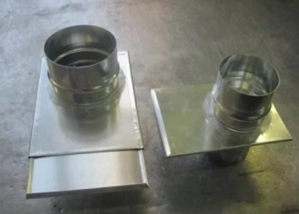 Options for steel chimney valves Galvanized Steel Gate Valve Samples