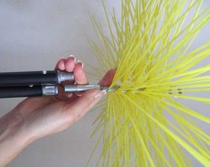 Mechanische Schornsteinbürste Nylonbürste