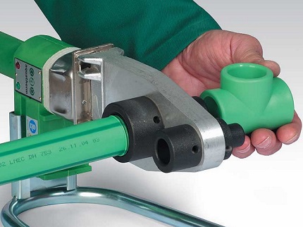 How does a welding machine for polypropylene pipes work? Welding polypropylene pipes