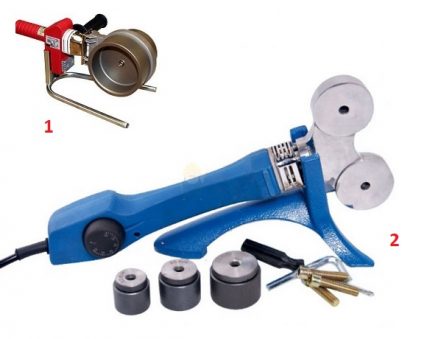 A kind of apparatus for welding plastic pipes Model with a shortened platform