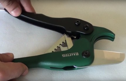 Coupe-tube guillotine tuyau en plastique Coupe-tube guillotine tuyau en plastique