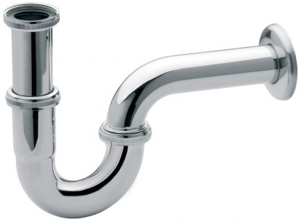 Tubular type siphon for bath installation Siphon tubular