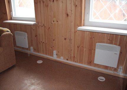 Kullanışlı duvara monte elektrikli konvektör