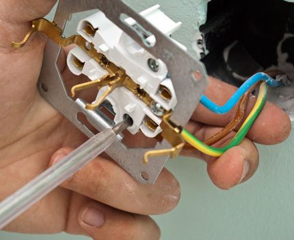 Prendendo o fio em contato