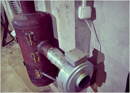 Heizungsautomatisierung mit einem Altölofen Lüfter anschließen