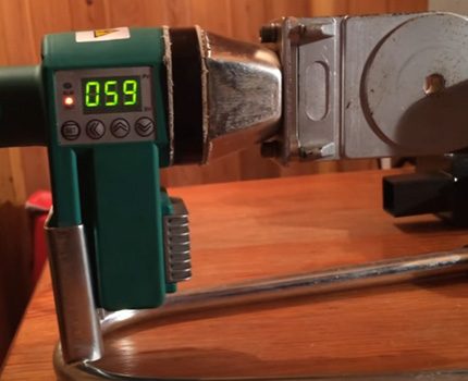 Fer à souder des tuyaux en polypropylène avec thermostat Fers à souder plus chers