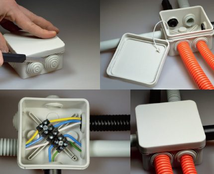 Instructions de montage de la boîte