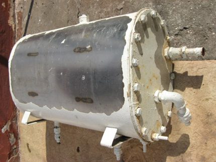 Couvercle de chaudière à chauffage indirect