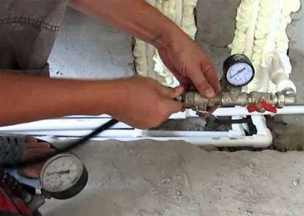 Système de test de pression