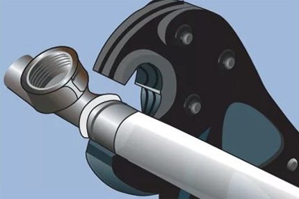 Sertissage de tuyaux métal-plastique par pince à sertir