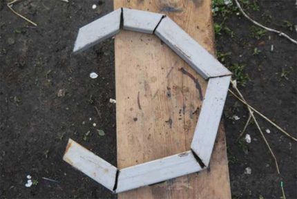 Profilrohrbiegung hinterschnitten