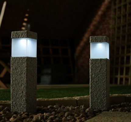 Lampes de jardin pour l'éclairage