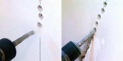 Piste de point de forage