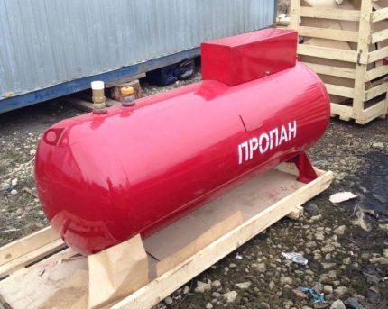 Tanque de gás aéreo