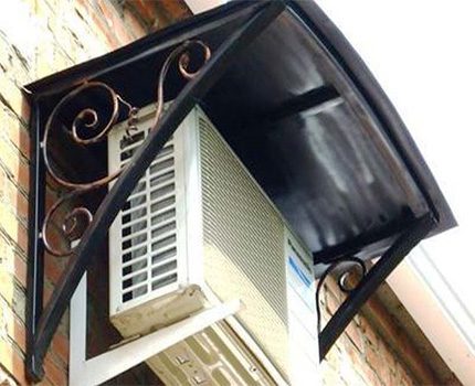 Unité externe du climatiseur inverter Protéger l'unité extérieure de la pluie