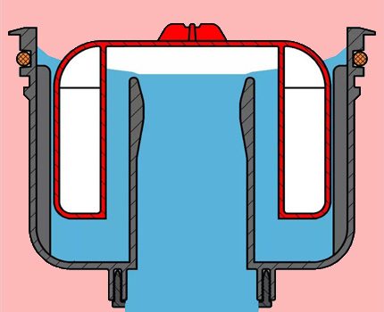 Le flotteur protège contre les odeurs désagréables Dispositif de type flottant