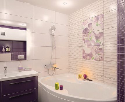 Carrelage de la salle de bain