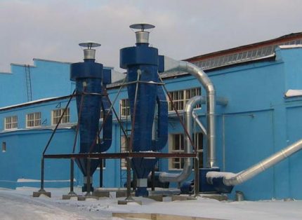 Industrial suction systems Aspiration plants