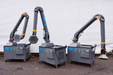 What do mobile suction units look like? Mobile suction unit