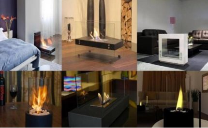 Biofireplaces im Innenraum