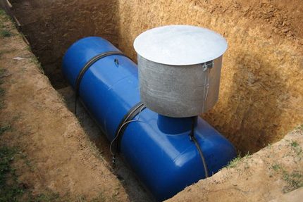 Underground gas tank